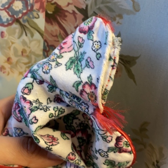 Vintage Victoria's Secrets Pajama Floral Button Front Top Blouse Women's Large - Picture 12 of 12